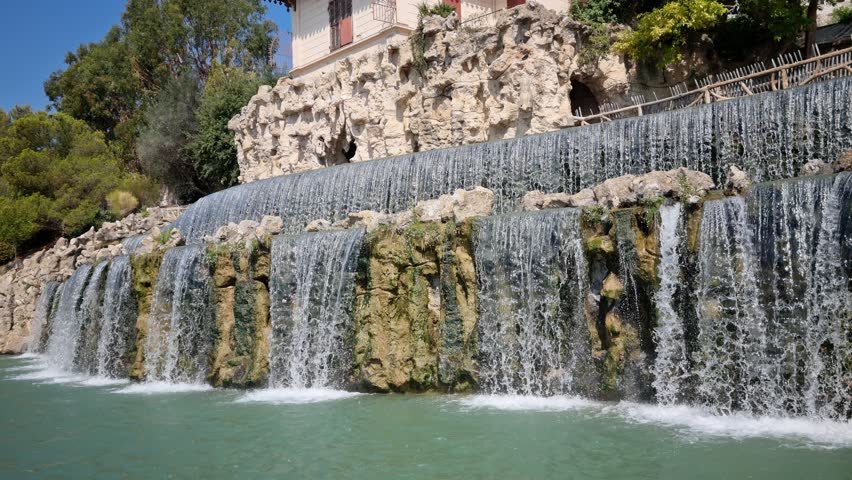 Gairaut Waterfall in Nice, South of France