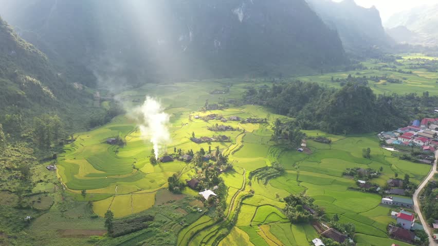 Valley in Bao Lac, Cao Bang, Vietnam