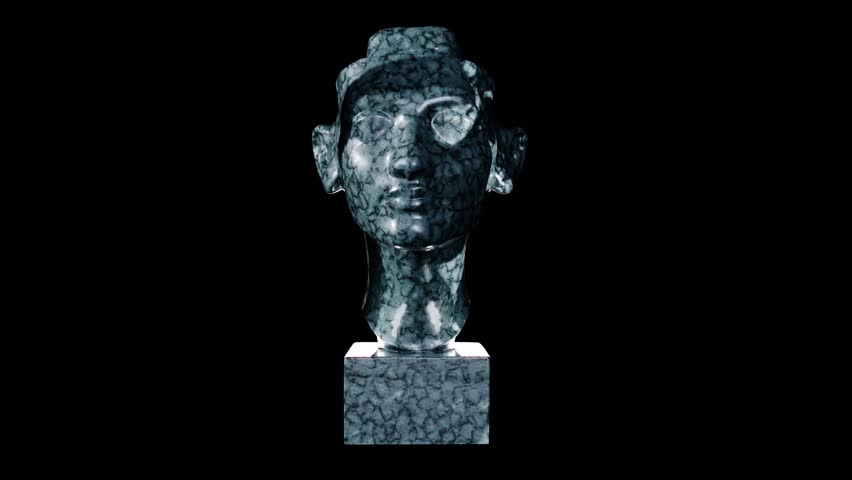 Bust of A Young Queen Nefertiti Cinematic Render