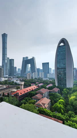 The skyline of Beijing
