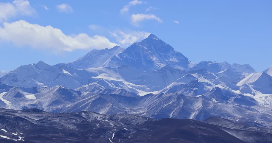 Mount Everest landscape in tibet, China	