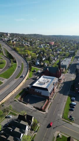 Vertical video of hillside Duluth MN