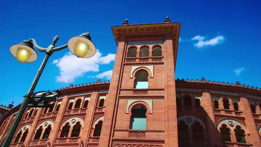 Madrid, Spain Las Ventas Bullring, a Moorish style building situated in the Guindalera quarter in Madrid, Spain.