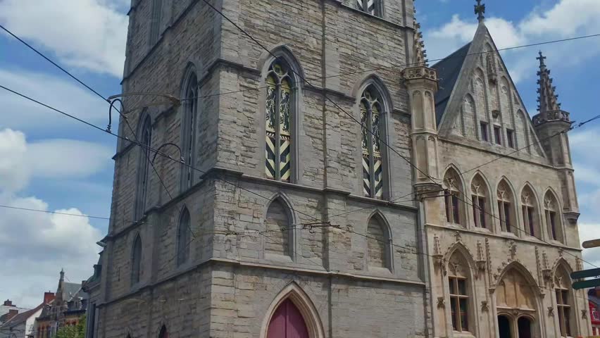 Historical center of Ghent, Belgium. 2 Juni 2026