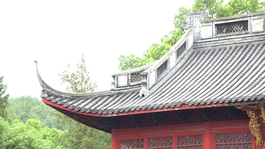 West Lake Yuewang Temple Cultural Heritage Site Architectural Detail