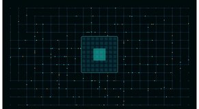 Digital data processing grid abstract tech animation background - Powered by Shutterstock - Get 15% off with code: PIKWIZARD15