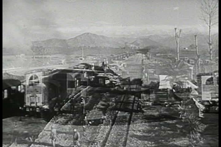 1940s - Hospital trains and planes in World War II.