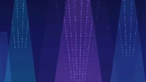 Abstract Digital Data Stream with Binary Code and Glowing Blue Light Beams on Dark Background - Powered by Shutterstock - Get 15% off with code: PIKWIZARD15