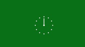 Clock animation. Reverse clock animation showing time running. abstract analog clock animation background - Powered by Shutterstock - Get 15% off with code: PIKWIZARD15