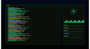 Digital programming interface with animated data animation - Powered by Shutterstock - Get 15% off with code: PIKWIZARD15