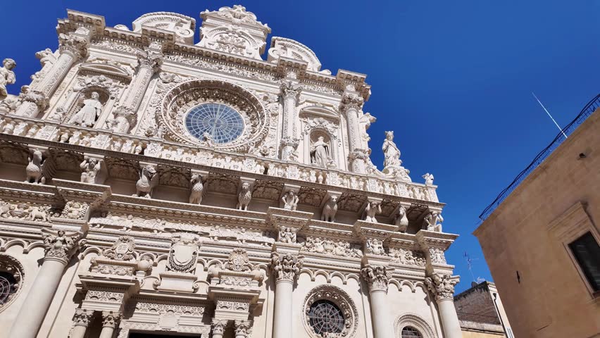 Amazing view of The Old town of Lecce, Apulia Region, Italy