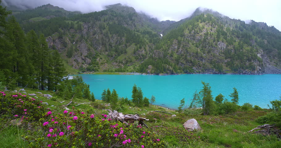 Fantastic landscape on the Horse lake