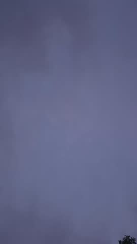 Dramatic Cloudy Moving In Wind
