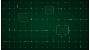 Digital circuit board network with data processing animation - Powered by Shutterstock - Get 15% off with code: PIKWIZARD15