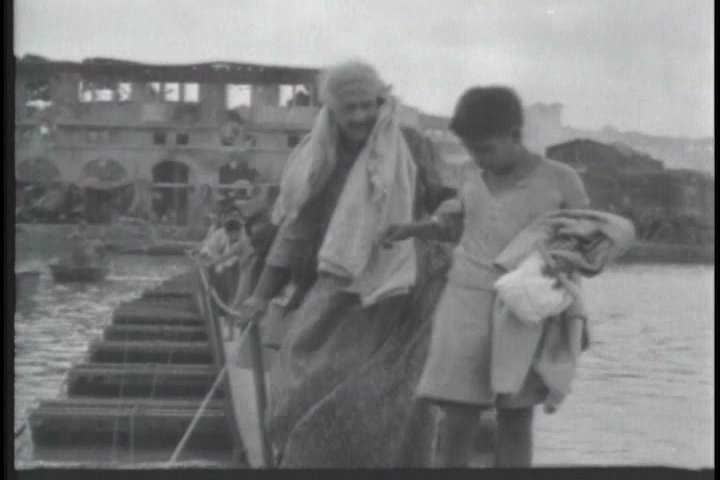 1940s - U.S. soldiers fight to take Corregidor in the Philippines in World War II.