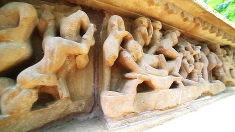Group Sex Figures in Kama Sutra Temples in India