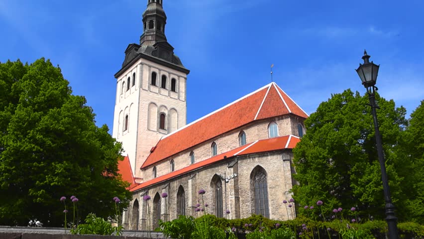Beautiful low angle view of St. Nicholas