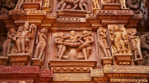 Group Sex Figures in Kama Sutra Temples in India