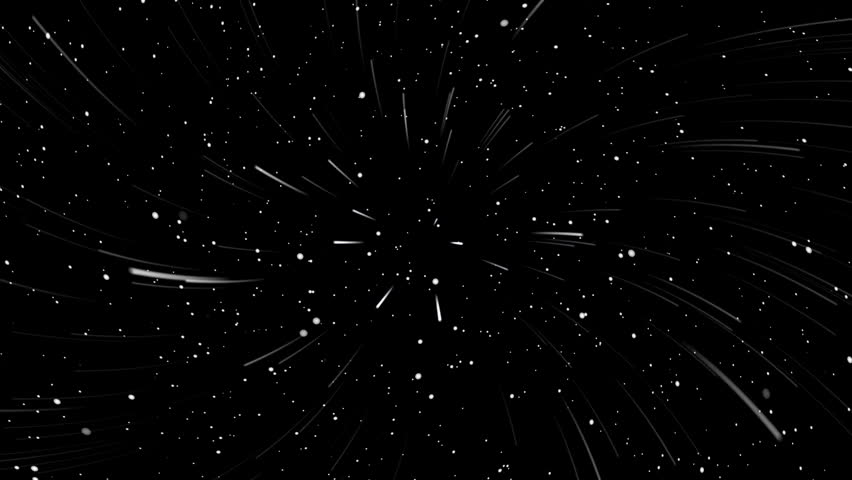 A mesmerizing display of shooting star trails against a dark night sky with scattered stars