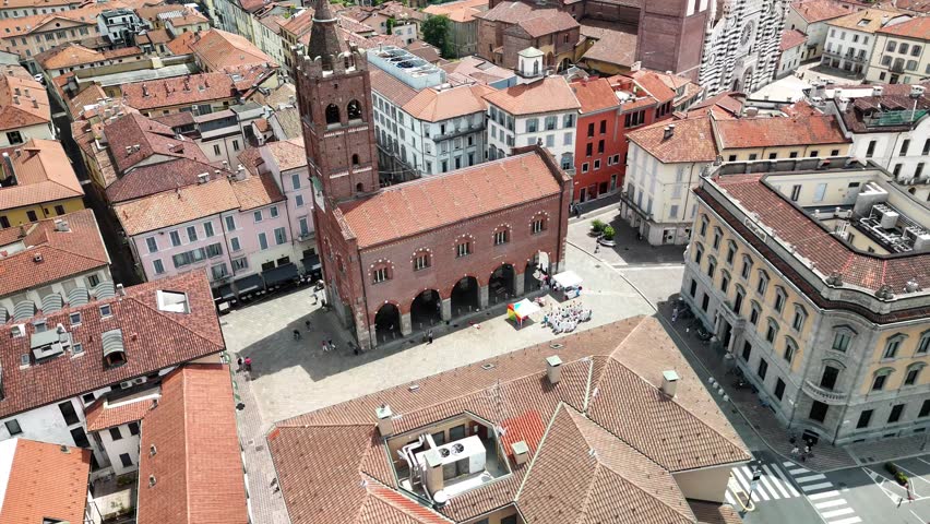 Arengario Palace in Monza, Lombardy, Italy