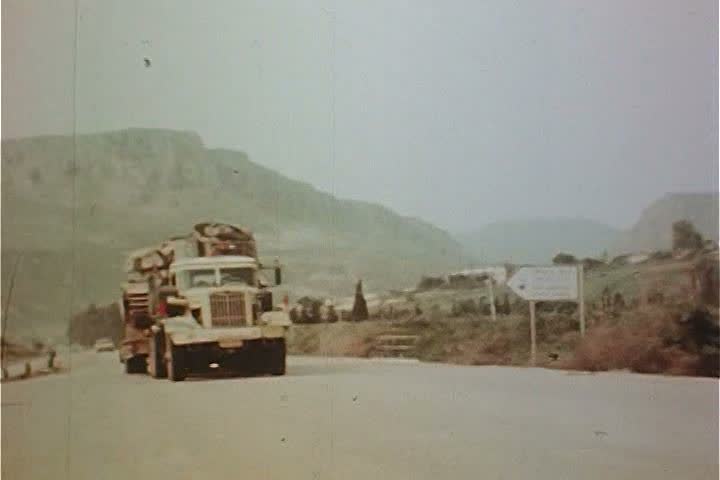 1970s - Scenes from the Yom Kippur War in 1974.