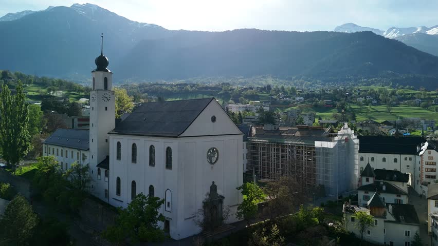 College Church of the Holy Spirit located in Brig, Switzerland Valais canton