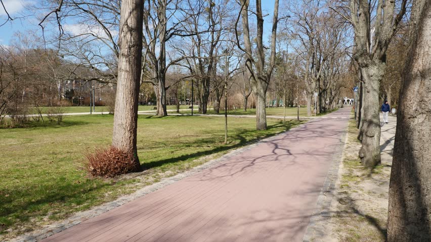 The northern park in Sopot, Poland.