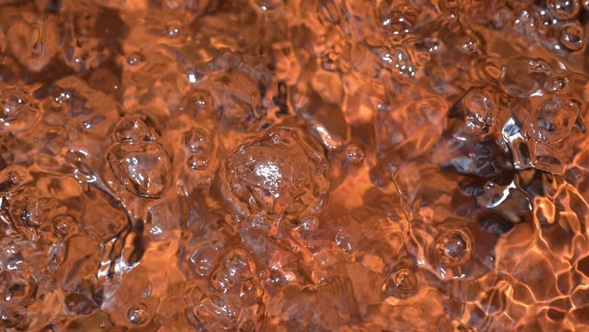 Soda Springs in Yosemite National Park, California with bubbling natural mineral carbonated water in Tuolumne Meadows
