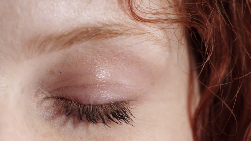 Face, woman and eye test in closeup with optometry exam, eyesight assessment and medical appointment. Person, vision and ophthalmology evaluation for retina scan, optical health checkup and wellness.
