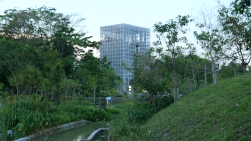 Observation tower in Bangkok’s public park