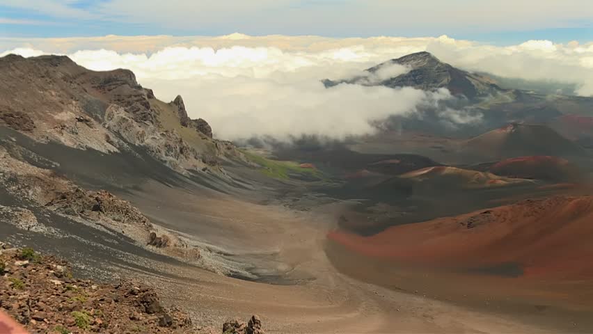 Volcanic Landscape Of Haleakala National Park On Maui, Hawaii