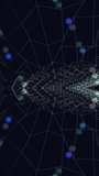 An abstract digital network connection with glowing particles and lines, representing data flow and connectivity. - Powered by Shutterstock - Get 15% off with code: PIKWIZARD15