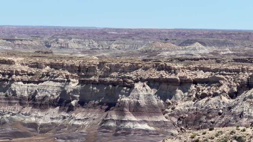 Petrified Forest, Arizona, scenic desert overlook