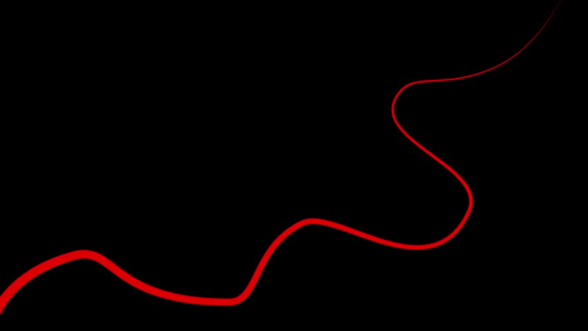 Winding Path with Location Markers Animation