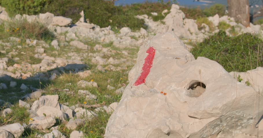 Hiking on the Craggy Landscape of Rab Island, Croatia