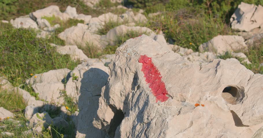 Hiking on the Craggy Landscape of Rab Island, Croatia