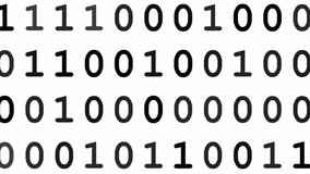 Digital animation featuring a dynamic background of moving ones and zeros. Represents binary code, data streams, and computer technology themes. - Powered by Shutterstock - Get 15% off with code: PIKWIZARD15