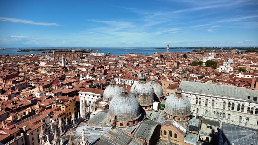 Aerial panorama of Venice. Italy.