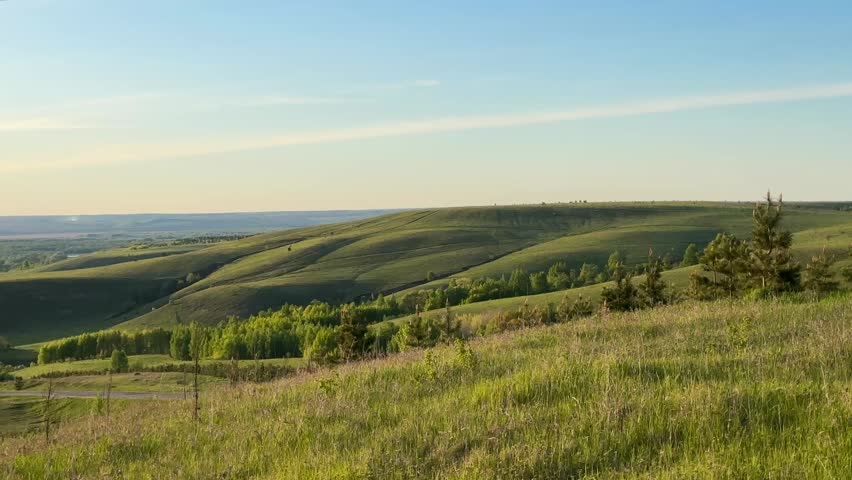 Sunset view from the hill