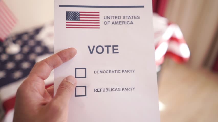 Close-up of an American citizen