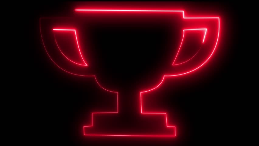 
Neon blue line winner podium with 1st, place icon animation with blue color on a black background pedestal appearance 4k motion design animation for ...