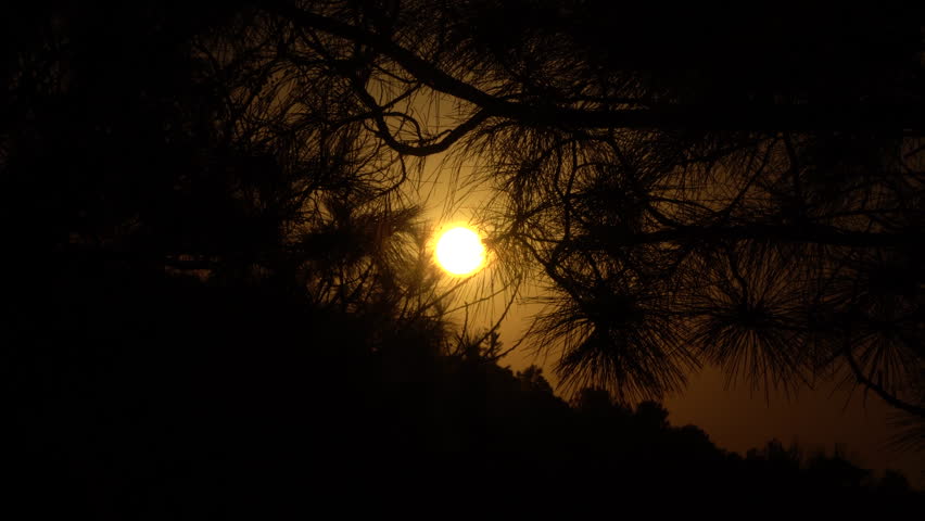 Vivid Sunset Skyline Scenic Timelapse Landscape Landscape Landscape