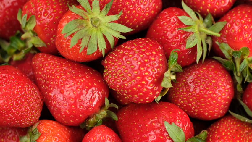 Strawberry. Heap of Fresh strawberries close up, slider view