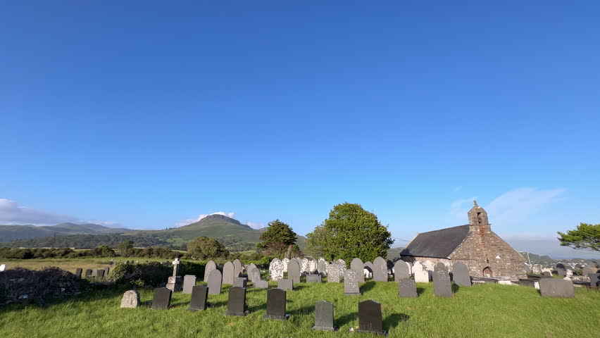 St Michaels And All Angels Church near Pentrefelin, Porthmadog, Gwynedd, North Wales, United Kingdom