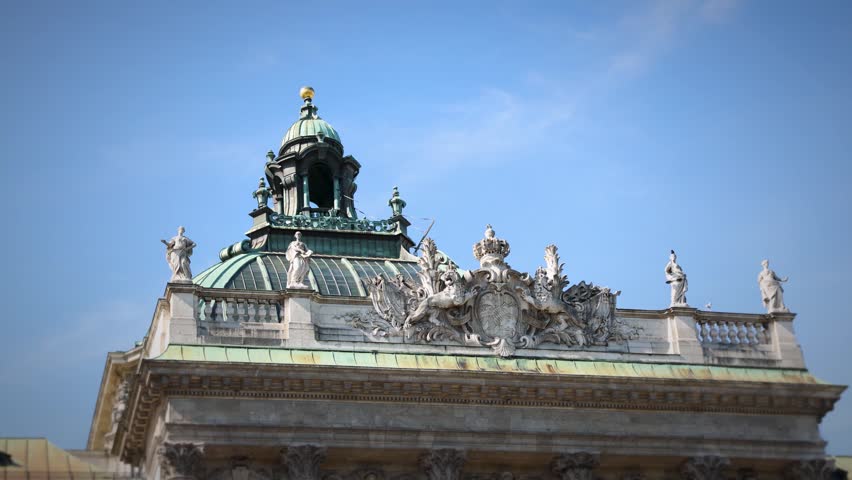 Munich Bavarian State Chancellery Column Facade Close Detail