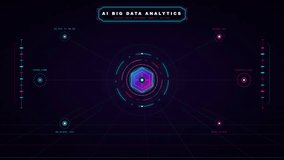 Digital AI big data analytics interface showing network connectivity - Powered by Shutterstock - Get 15% off with code: PIKWIZARD15