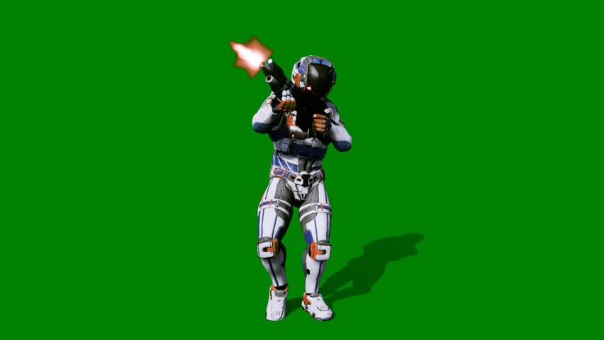 A man in white suit holding baseball bat and isolated on green screen background