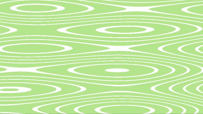Abstract lime green concentric ripple pattern on a light background with overlapping circular wave forms
