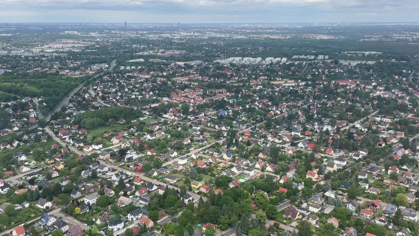 Landing in Berlin on a sunny day