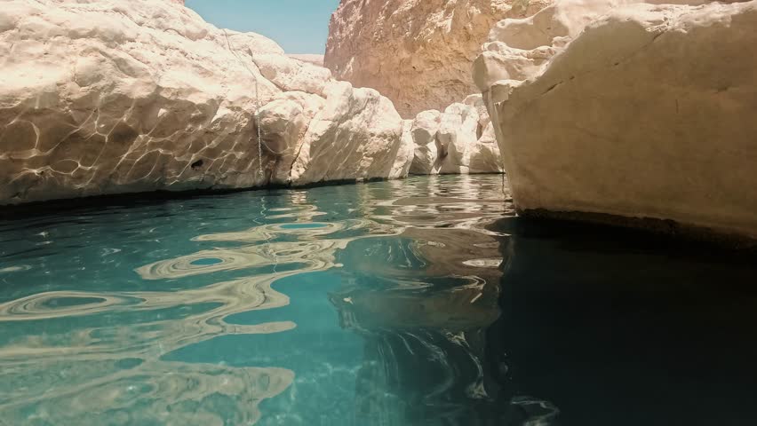 white rocks overlooking a river of water